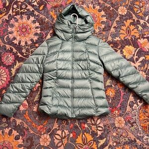 Teal Patagonia Women's Puffer Jacket - Size Large